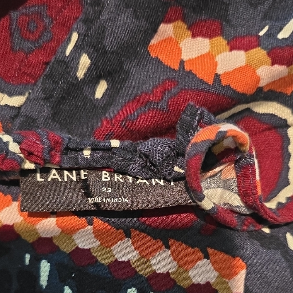 Lane Bryant Multicolor Geometric Tank Top - Picture 2 of 2